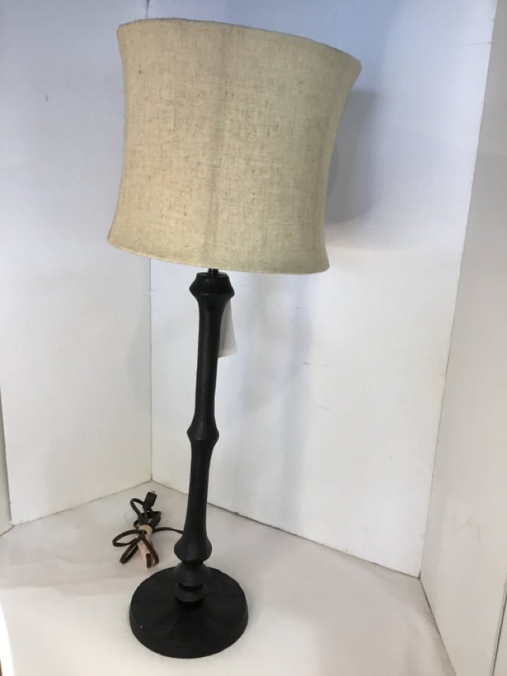 Black Resin Lamp
