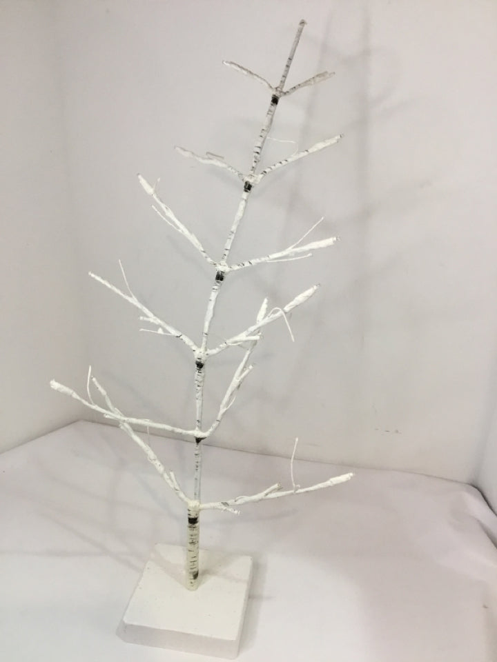 Battery Operated White Stick Tree Holiday Item