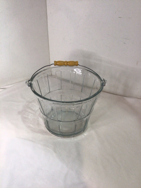 Clear Glass Bucket