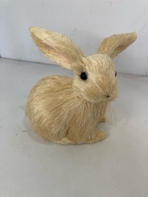 Tan Straw Rabbit Holiday Item