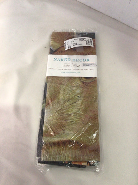 Tea Multi-Color Cotton Floral Towel