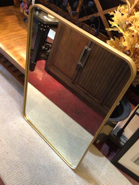 Gold Rectangle Mirror