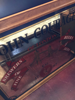 John Courage Vintage Beer Mirror