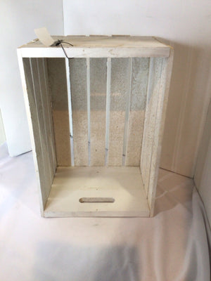 Crate Wood White Box