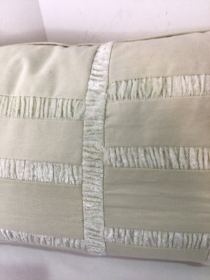 Calvin Klein Cream Cotton Pillow