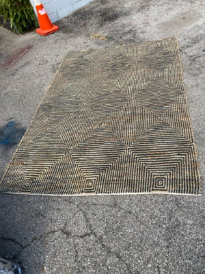 Jute Brown/black Rug