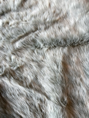 Wondershop Tree Skirt Silver/Gray Faux Fur Holiday Item