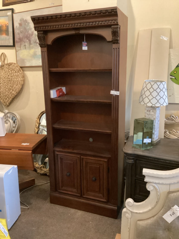 Parker House Traditional Wood Brown Bookcase/Bookshelf
