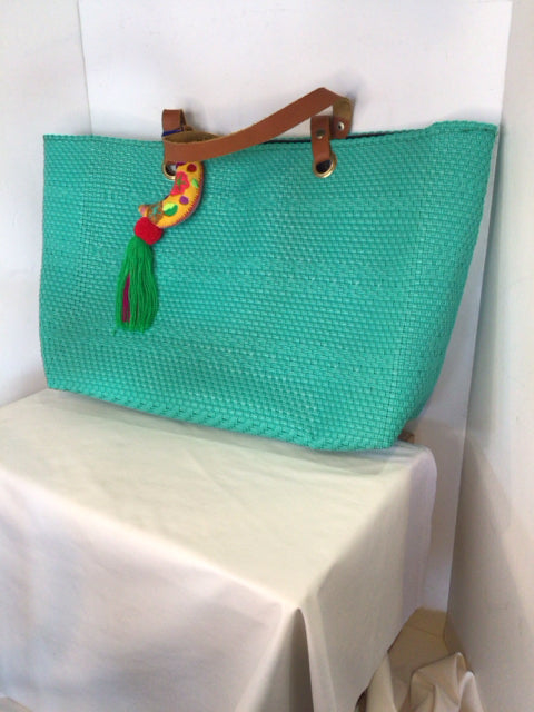 Plastic Aqua Woven Bag