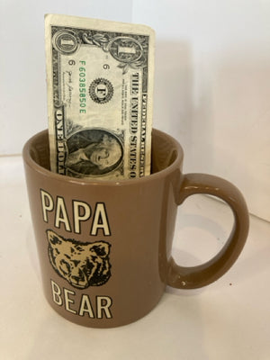 HALLMARK Taupe Bear Mug