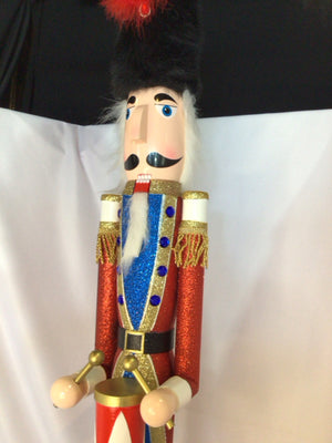 Nutcracker Red/Multi Wood Holiday Item