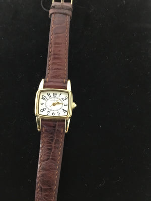 Anne Klein Woman Brown/Gold Leather Watch