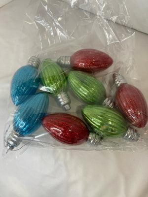 Vintage Christmas Multi-Color Ornaments In Bag Holiday Item