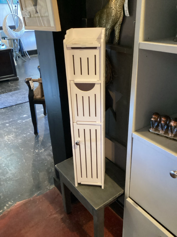 White Wood TP Holder