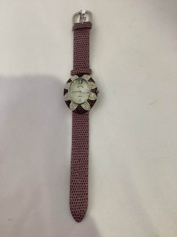 Purple Rhinestone Watch