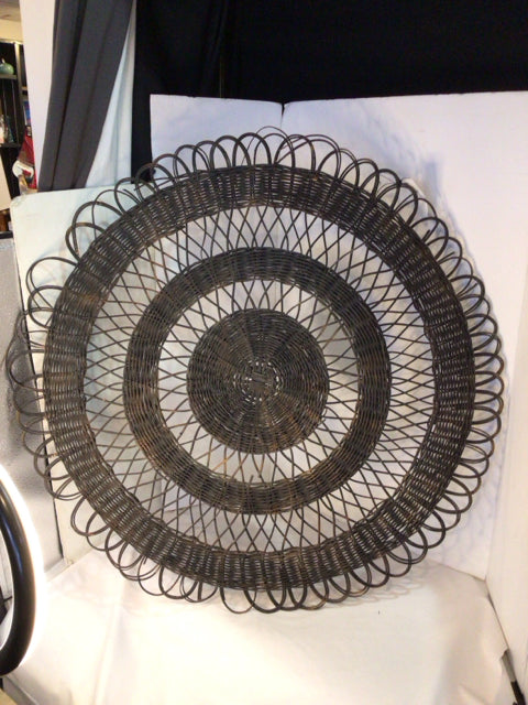 Wicker Black Wall Decoration Art