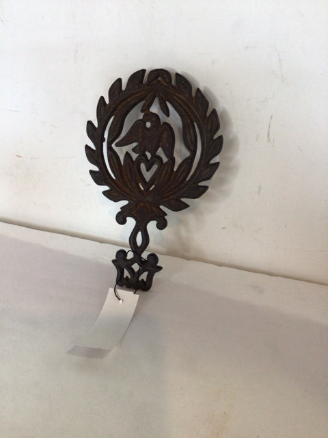 Black Cast Iron Footed Trivet