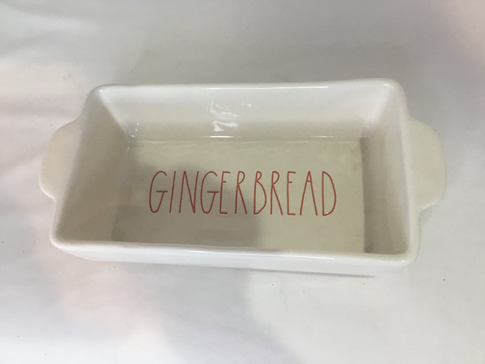 Rae Dunn Baking White Ceramic Pan Holiday Item