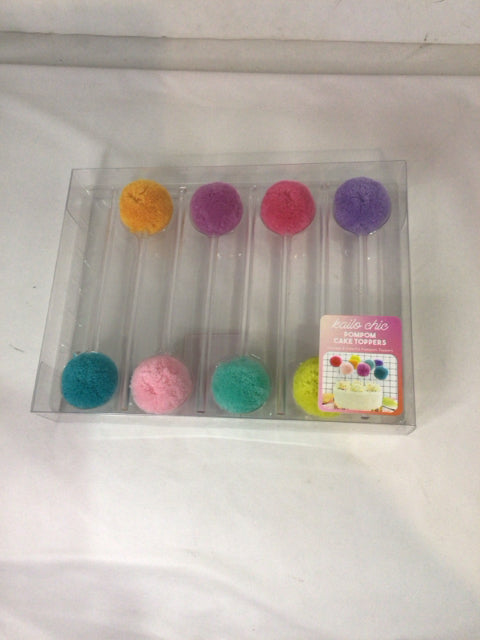 Multi-Color PomPoms Baking Access.