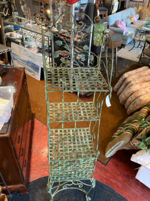 Green Metal Shelf