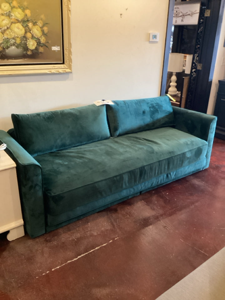Sabai Design Sleeper Velvet Green Sofa/Couch