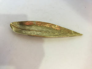 Gold Brass Leaf Dish