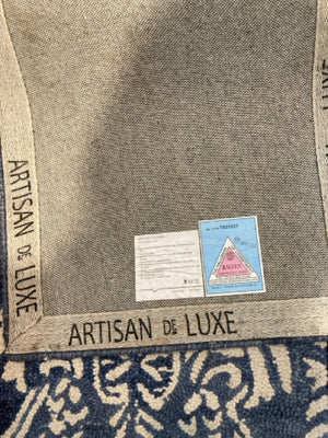 Runner Wool Blue/White Rug