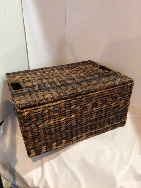 Storage Brown Wicker Basket