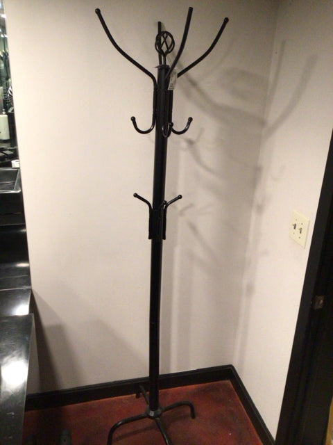 Black Metal Coat Tree