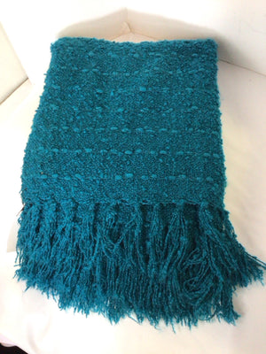 Blue Cotton Throw