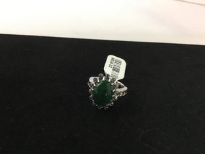 Green Rhinestone Ring