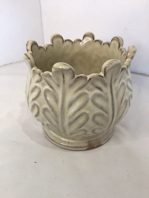 Cream Terracotta Planter