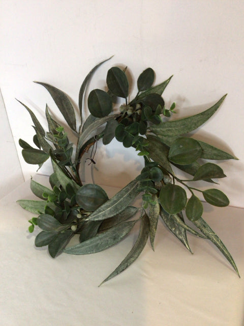 Green Plastic Wreath
