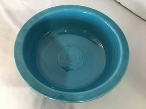 Fiestaware Serving Blue Stoneware Bowl