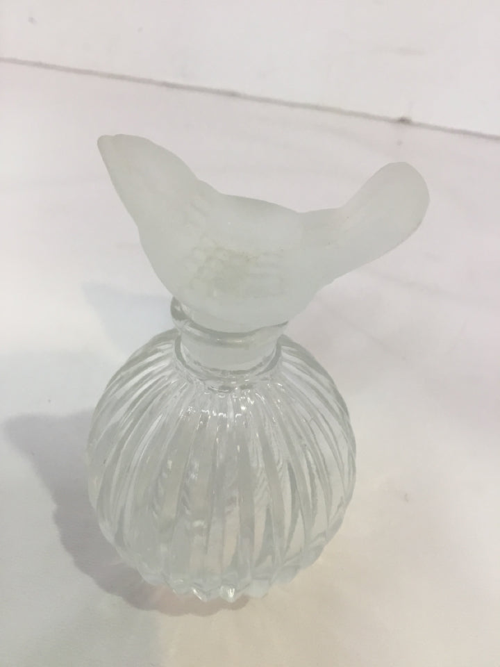 Perfume Clear Glass Bird Bottle