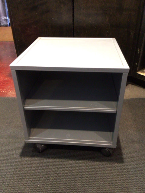 Storage Gray Metal Rolling Cabinet