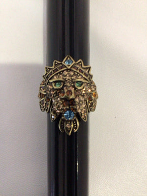 Multi-Color Rhinestone Ring