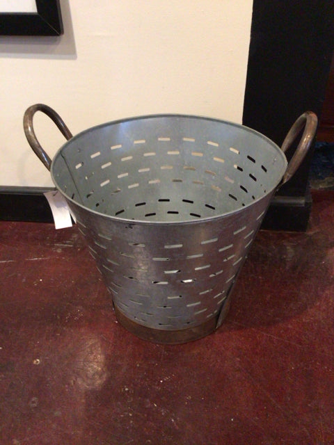 Silver Galvanized Bucket