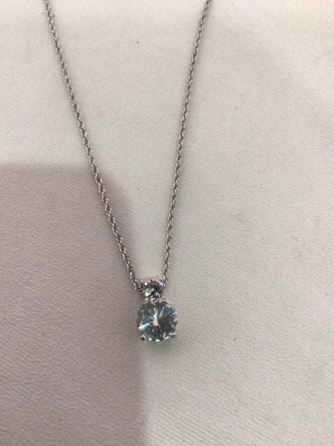 Silver Cubic Zirconia Necklace