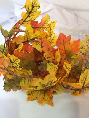 Garland Autumn Leaves Holiday Item