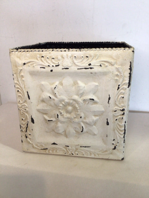White Melamine Pressed Planter