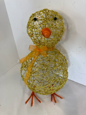 Easter Yellow Glitter Chick Holiday Item