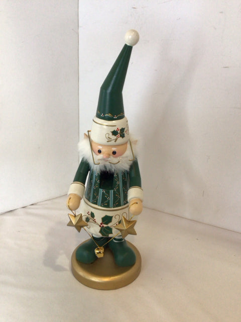 Nutcracker Green/White Wood Holiday Item