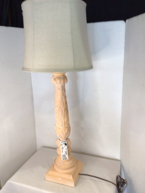 As Is Peach Ceramic Lamp
