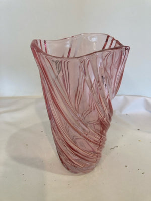 Pink Glass Vase