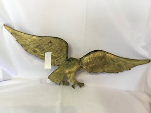 Metal Eagle Gold Wall Decoration