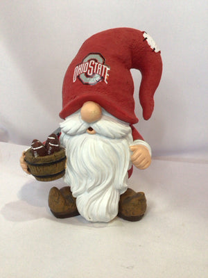 Foco Red/Gray Resin Gnome OSU Figurine