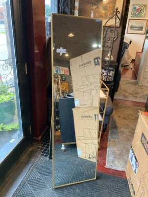 Standing Gold Floor Mirror
