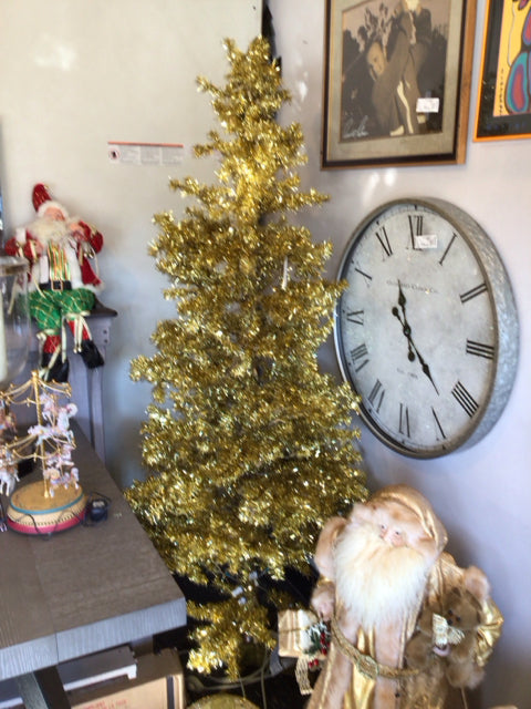 Garden Ridge Tree Gold Christmas Pre-Lit Holiday Item