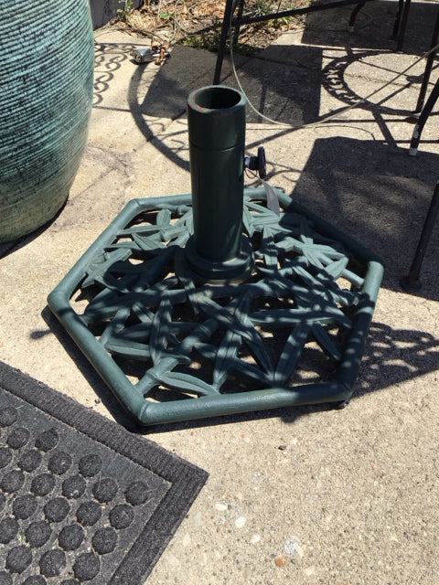 Green Cast Iron Umbrella